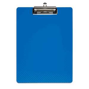 Clipboard simplu A4, plastifiat PP, MAUL Flexx - albastru
