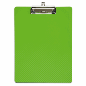Clipboard simplu A4, plastifiat PP, MAUL Flexx - verde deschis