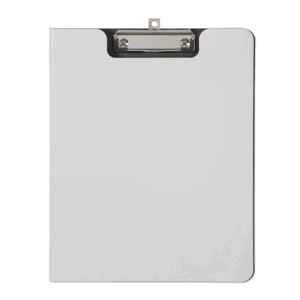 Clipboard dublu A4, plastifiat PP, MAUL Flexx - alb