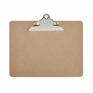 Clipboard simplu A4, landscape, din fibra lemnoasa, MAUL Classic - wood