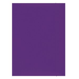 Mapa din carton plastifiat cu elastic, 300gsm, Office Products - violet
