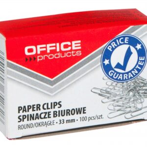 Agrafe metalice 33mm, 100/cutie, Office Products