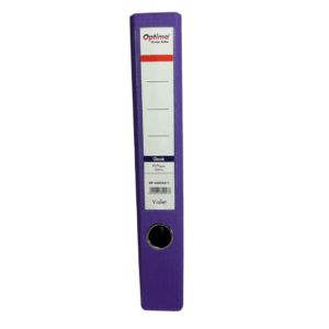 Biblioraft A4, plastifiat PP/paper, margine metalica, 50 mm, Optima Classic - violet