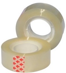 Banda adeziva 18mm x 33 m, 40 microni, 8 role/set, Optima - transparent