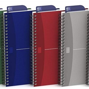 Caiet cu spirala, OXFORD Office Essentials, A5, 50 file-90g/mp, Scribzee, coperta carton - mate