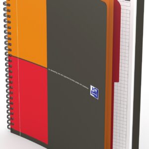 Caiet cu spirala, OXFORD Int. Activebook, B5, 80 file - 80g/mp, Scribzee, coperta PP - mate