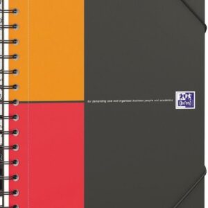 Caiet cu spirala, OXFORD Int. Meetingbook, B5, 80 file -80g/mp, Scribzee, coperta PP - mate