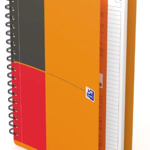 Caiet cu spirala, OXFORD Int. Meetingbook, B5, 80 file - 80g/mp, Scribzee, coperta PP - dictando