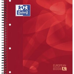 Caiet cu spirala, OXFORD School Projectbook, A4+, 4cul x30 file-90g/mp, Scribzee, coperta PP-mate