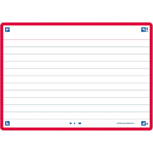 OXFORD Flash Cards 2.0, 80 flash cards/set, A6(105 x 148mm), Scribzee-dict-margine rosie