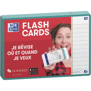 OXFORD Flash Cards 2.0, 80 flash cards/set, A6(105 x 148mm), Scribzee-dict-margine verde menta