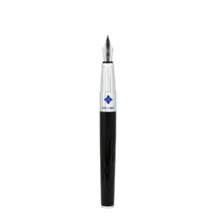 Stilou DIPLOMAT CLR, cu penita M, din otel inoxidabil - black lacquer - imagine 1
