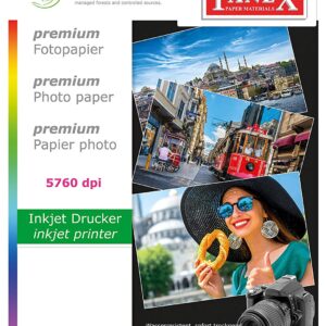 Hartie foto lucioasa, pentru inkjet, A4 - 150gsm, 25 coli/top, TANEX