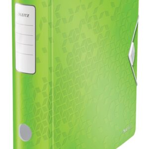 Biblioraft LEITZ 180 Active WOW, polyfoam, partial reciclat, A4, 82 mm, verde
