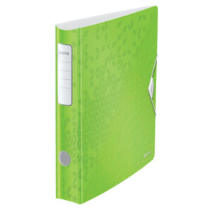 Biblioraft LEITZ 180 Active WOW, polyfoam, partial reciclat, A4, 65 mm, verde
