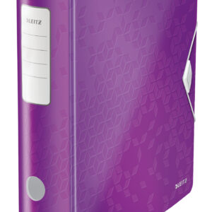 Biblioraft LEITZ 180 Active WOW, polyfoam, partial reciclat, A4, 82 mm, mov