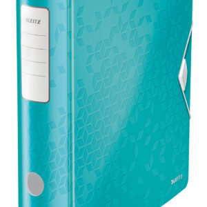 Biblioraft LEITZ 180 Active WOW, polyfoam, partial reciclat, A4, 82 mm, turcoaz