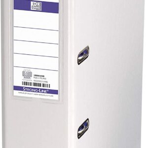 Biblioraft A4, plastifiat PP/PP, 80 mm, OXFORD MyColour - alb/violet