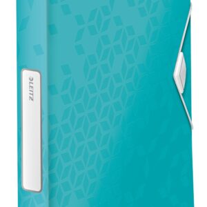 Mapa Jumbo LEITZ WOW, PP, A4, 250 coli, turcoaz