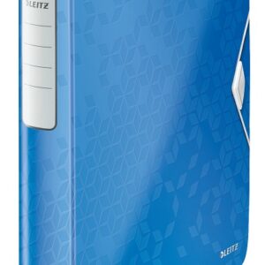 Caiet mecanic LEITZ Active WOW SoftClick, polyfoam, A4, mecanism 4DR, inel 30 mm, albastru