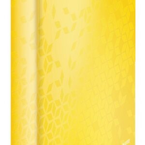 Caiet mecanic Leitz WOW, carton laminat, partial reciclat, FSC, A4, mecanism 2DR, inel 25 mm, galben