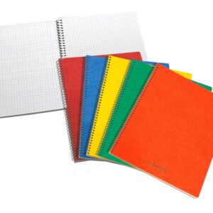 Caiet cu spirala, A4, 60 file - 80g/mp, coperti carton cretat, AURORA - matematica