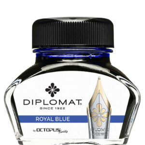Calimara cu cerneala Diplomat Octopus, 30 ml - albastru royal