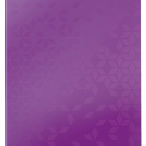 Clipboard LEITZ WOW, dublu, polyfoam, A4, 100 coli, mov