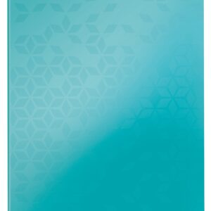 Clipboard LEITZ WOW, dublu, polyfoam, A4, 100 coli, turcoaz