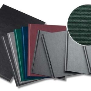 Coperti rigide A4, structura panzata, 20 buc/set, Metal-BIND OPUS Classic - bordeaux