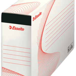Cutie depozitare si arhivare Esselte Standard, pt dosar suspendabil, carton, 100% reciclat, FSC, alb