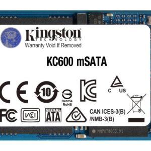 SSD Kingston  KC600, 512GB,  mSATA