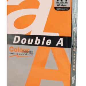 Hartie color pentru copiator A4, 80g/mp, 500coli/top, Double A - saffron intens