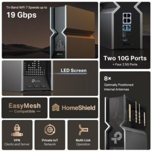 TP-LINK ROUTER ARCHER GB TRI-BAND BE800 - imagine 14
