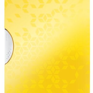 Dosar cu clip LEITZ WOW ColorClip, PP, A4, 30 coli, galben