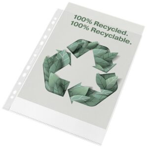 Folie de protectie Esselte Recycled, PP, A4 MAXI, 70 mic, 50 buc/cutie, standard