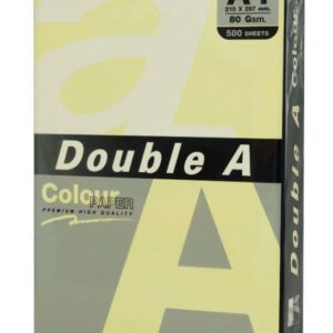 Hartie color pentru copiator A4, 80g/mp, 25coli/top, Double A - pastel cheese