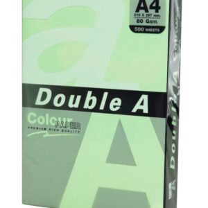 Hartie color pentru copiator A4, 80g/mp, 25coli/top, Double A - pastel emerald