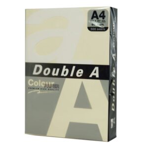Hartie color pentru copiator A4, 80g/mp, 25coli/top, Double A - pastel ivory