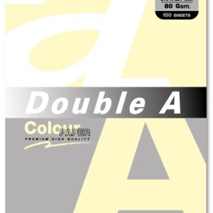 Hartie color pentru copiator A4, 80g/mp, 100coli/top, Double A - pastel cheese