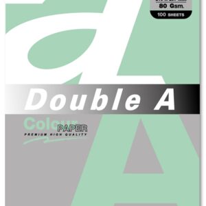 Hartie color pentru copiator A4, 80g/mp, 100coli/top, Double A - pastel emerald