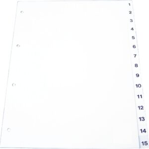 Index plastic gri, lunar Ian-Dec, A4, 120 microni, Optima