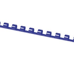 Inele plastic 8 mm, max 45 coli, 100buc/cut, Office Products - albastru