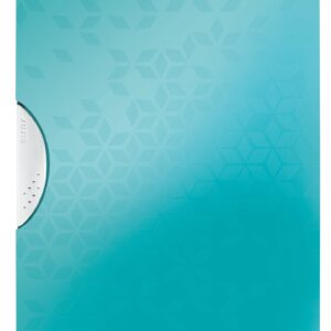 Dosar cu clip LEITZ WOW ColorClip, PP, A4, 30 coli, turcoaz