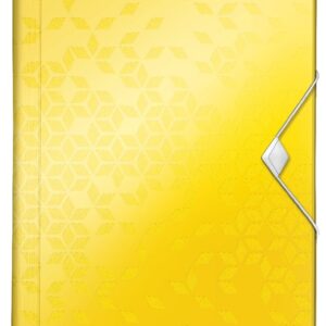Mapa tip proiect LEITZ WOW, PP, A4, 250 coli, galben