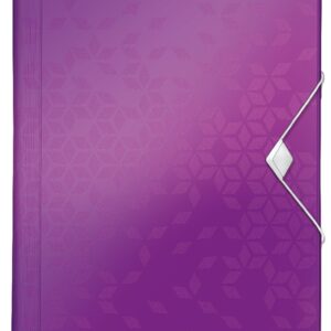 Mapa tip proiect LEITZ WOW, PP, A4, 250 coli, mov