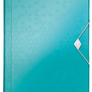 Mapa tip proiect LEITZ WOW, PP, A4, 250 coli, turcoaz