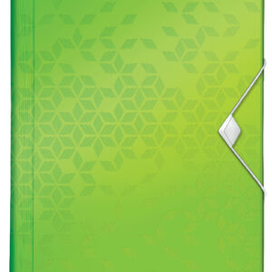 Mapa tip proiect LEITZ WOW, PP, A4, 250 coli, verde