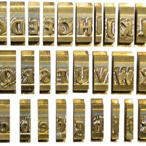 Set litere cu font latin standard, 5,5 mm, 52 litere/set, OPUS
