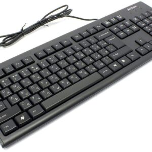 Tastatura A4Tech KR-83 cu fir, negru